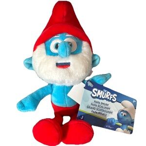 The Smurfs Stuffed Animal Plush-Papa Smurf 7 Inch NEW!